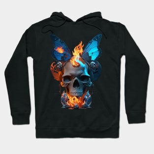 Skull water fire harmony Hoodie